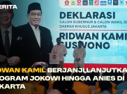 Ridwan Kamil Berjanji Lanjutkan Program Jokowi hingga Anies di Jakarta