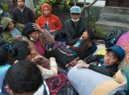 Pengungsi Gunung Agung Pulang Rumah Rayakan Hari Galungan