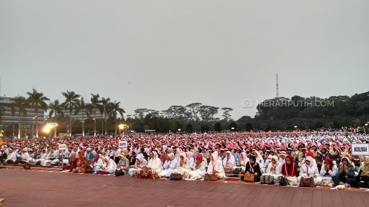 Hadiri Doa Bersama, Panglima TNI Disambut Salawat Badar
