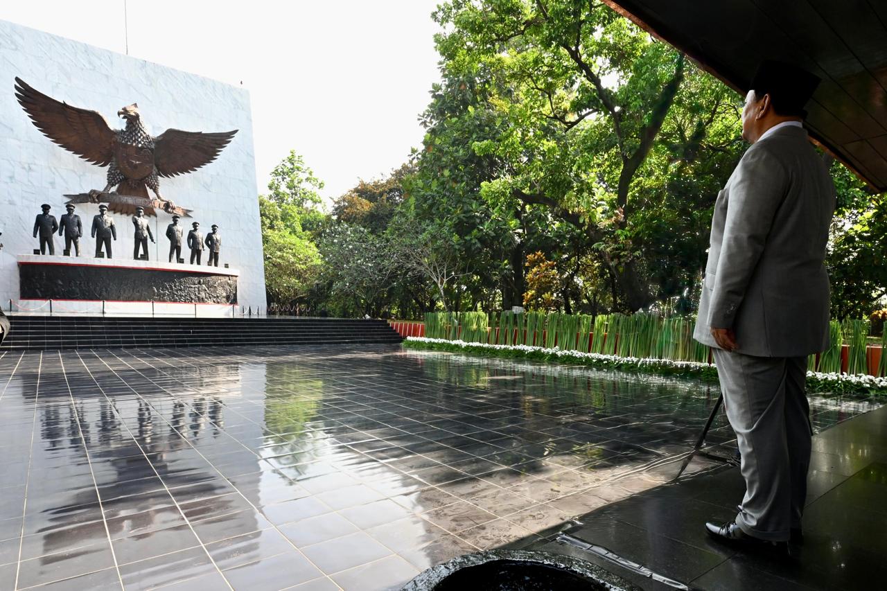 Presiden Prabowo Subianto Pimpin Upacara Hari Kesaktian Pancasila 2025