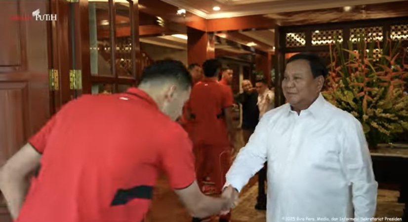 Agenda Makan Siang Prabowo dengan Timnas Indonesia Diisi Nyanyi Bersama, Ungkap Jay Idzes