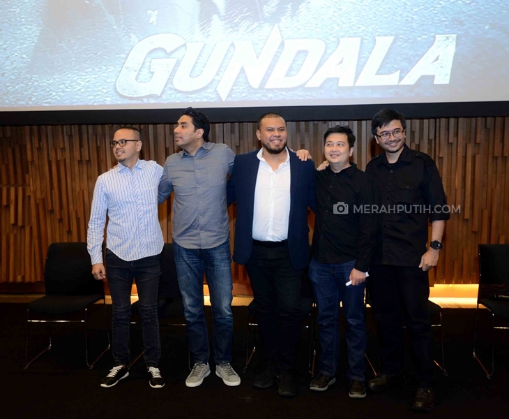 Screenplay Film merilis film terbaru berjudul Gundala di SCTV Tower lantai 8, Jakarta Selatan (4/4).
