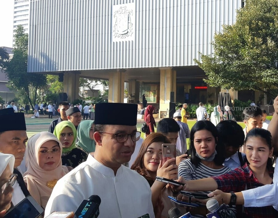 Usai Salat Ied, Anies Minta Maaf kepada Warga Jakarta