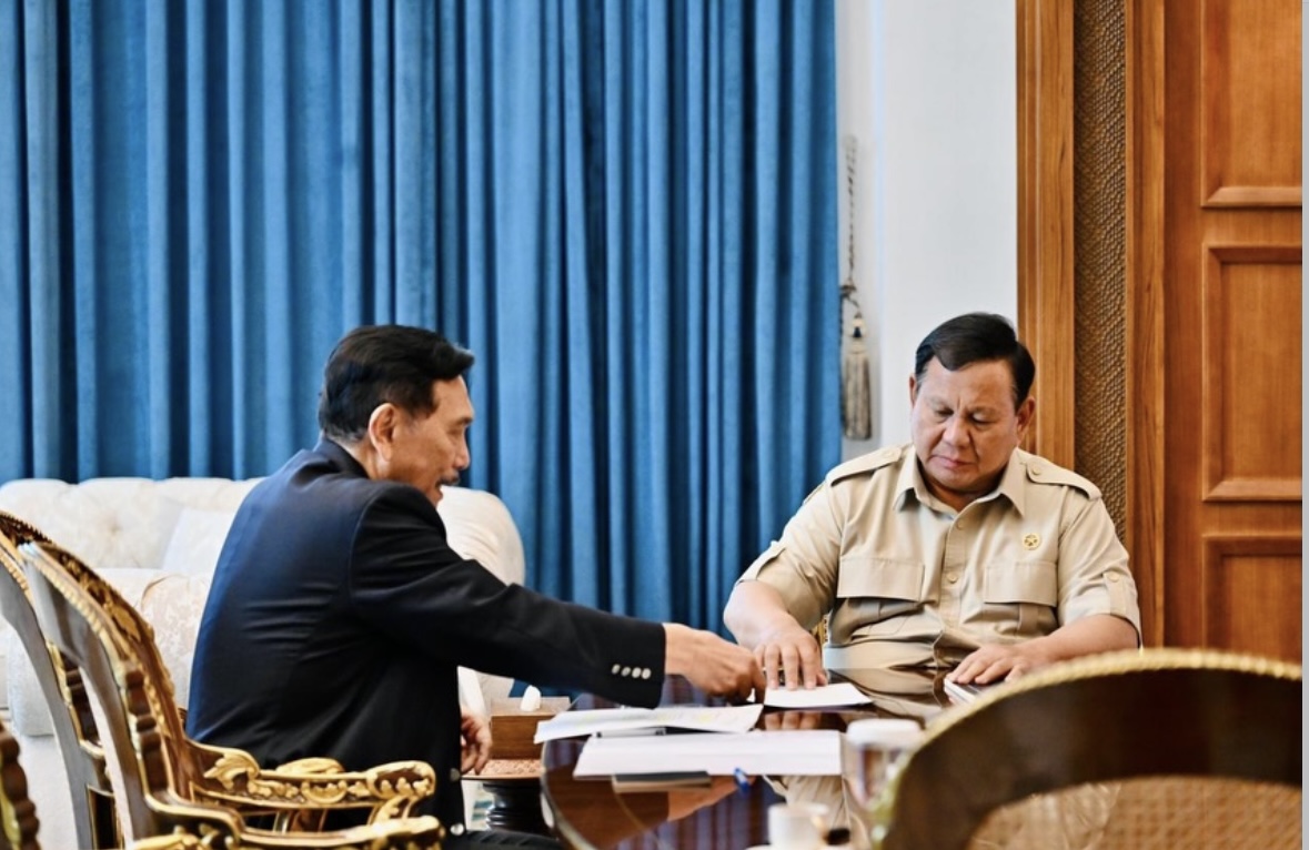 Prabowo dan Luhut Bertemu Bahas Strategi Ekonomi, APBN Dijaga di Bawah 3 Persen
