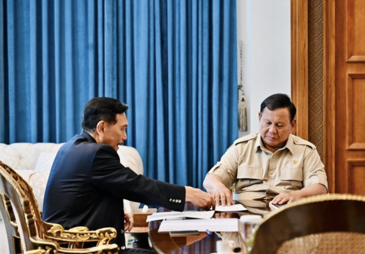Prabowo dan Luhut Bertemu Bahas Strategi Ekonomi, APBN Dijaga di Bawah 3 Persen