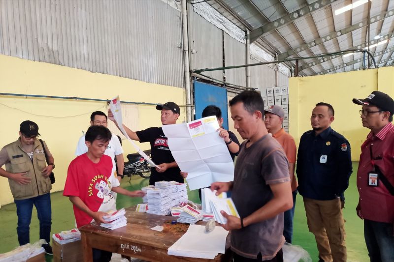 KPU DKI Jakarta Rampungkan Pelipatan 33 Juta Kertas Suara Pemilu 2024