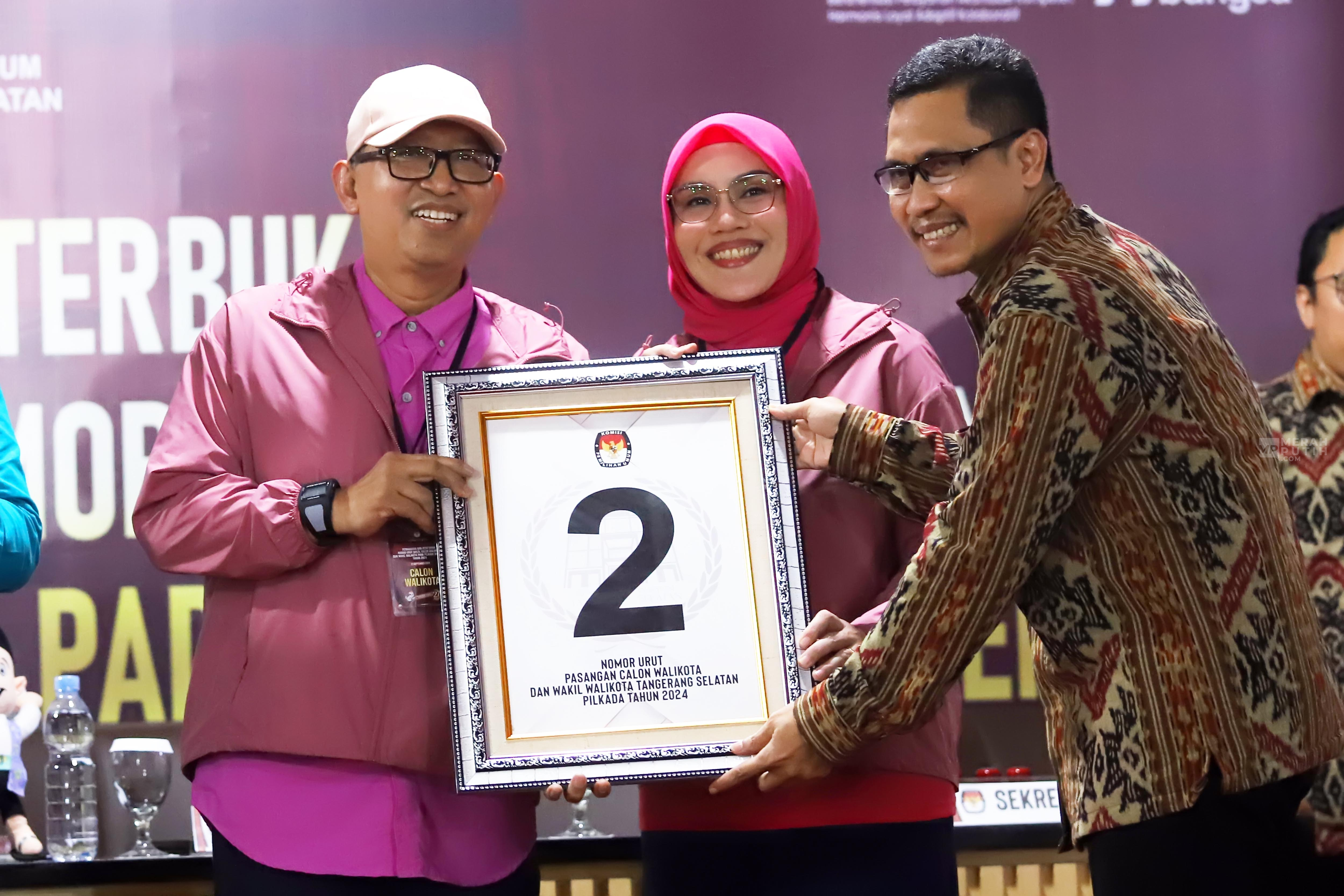 Pilkada Tangsel 2024: Benyamin-Pilar No 1 dan Ruhamaben-Shinta No 2