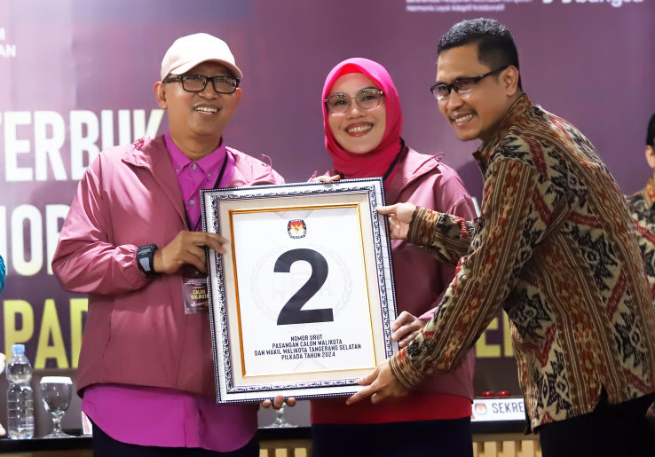 Pilkada Tangsel 2024: Benyamin-Pilar No 1 dan Ruhamaben-Shinta No 2
