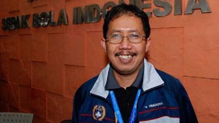 Mantan Pelaksana Tugas (Plt) Ketua Umum PSSI, Joko Driyono. (Ant/Wahyu Putro A)