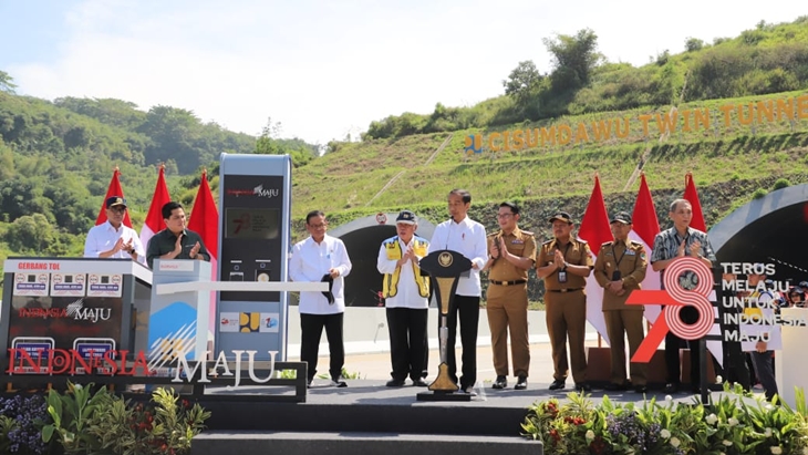 Jokowi Bersyukur Tol Cisumdawu Beroperasi Setelah 12 Tahun Pembangunan