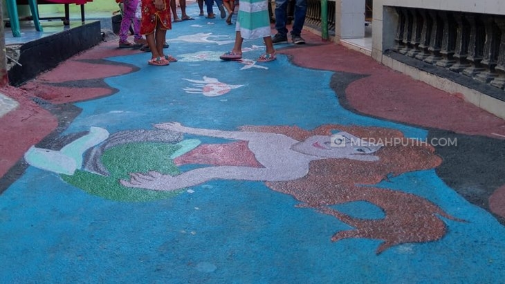 Kreativitas Warga Pulobaru Cirebon Hadirkan Mural 3D