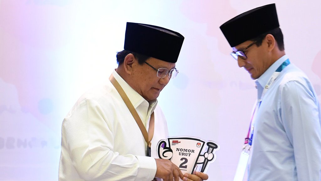Pasangan Prabowo-Sandi