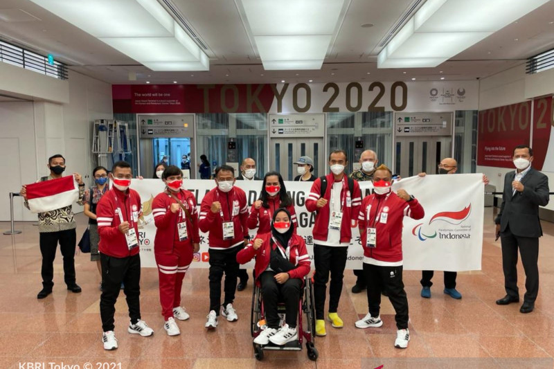 23 Atlet Paralimpiade Indonesia Tiba di Tokyo
