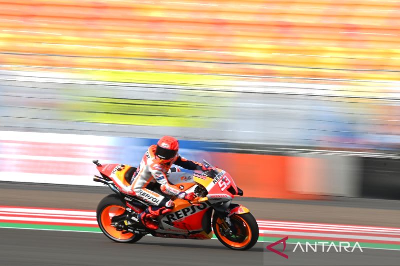 Kondisi Lintasan Setengah Basah, Ini 10 Besar Masuk Q2 MotoGP