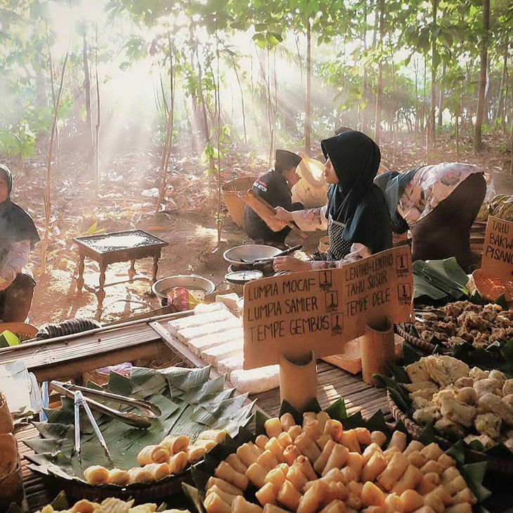 Pasar Papringan. (Foto: instagram @gemarngopi)