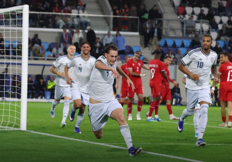 Italia Menang Tipis 1-0 Atas Luksemburg, Gol Pio Esposito Selamatkan Wajah Gli Azzurri dari Kekalahan