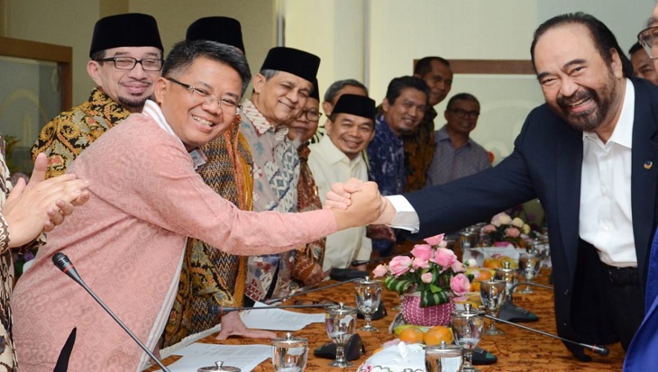 Pertemuan PKS dan Nasdem di Kantor DPP PKS Jakarta Selatan