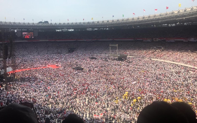 Kampanye akbar Jokowi-Ma'ruf di Gelora Bung Karno