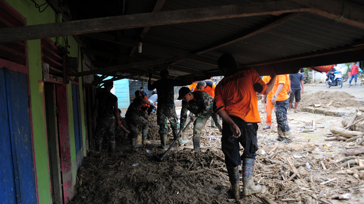 Banjir Bandang Terjang Ciwidey Kabupaten Bandung