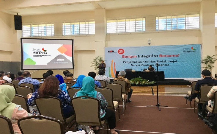 Rilis hasil survei peningkatan integritas 2019 oleh KPK
