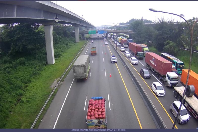 Arus Mudik Mulai Padat, Contraflow Diberlakukan di Tol Jakarta-Cikampek