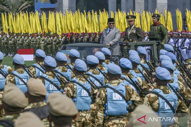 TNI Kenakan Pakaian Dinas Upacara Baru, Dipenhi Unsur Budaya Indonesia