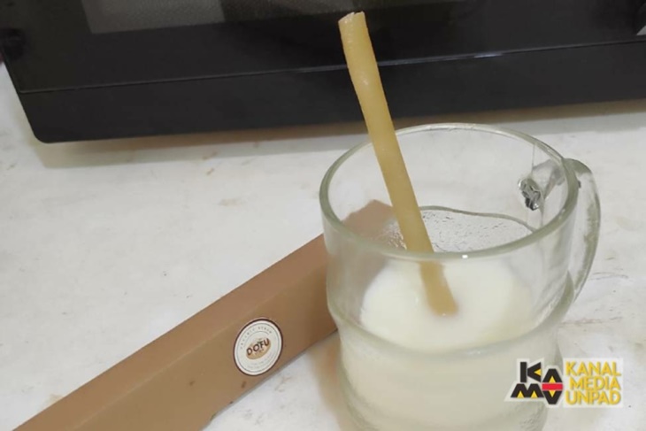Dofu Straw Produk Inovatif Sedotan dari Ampas Tahu Kreasi Mahasiswa Unpad
