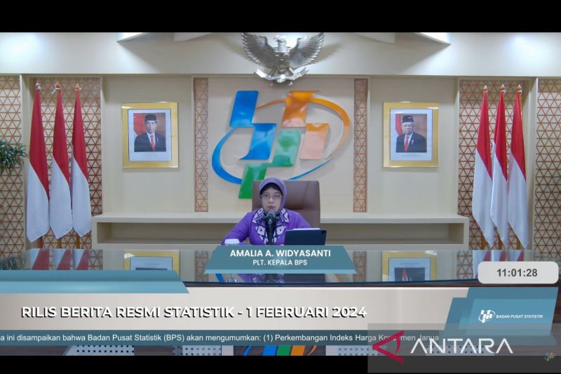 Inflasi Indonesia Januari 2,57%, Dipicu Rokok, Beras, hingga Tomat