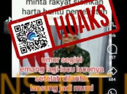 [HOAKS atau FAKTA]: Wapres Minta Rakyat Sisihkan Uang Bantu Kas Negara Menipis