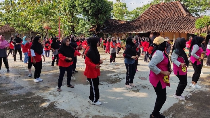 Gerakan Senam di Perdesaan Wujudkan Misi 'Desa Sehat, Negara Kuat'
