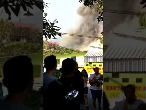 Gudang Amunisi Mako Brimob Jateng Meledak