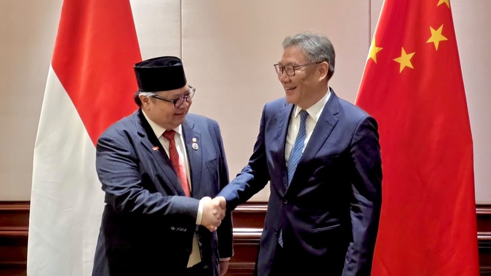 Menko Airlangga Temui Mendag China, Indonesia Dorong Investasi Berkualitas dan Perdagangan Seimbang