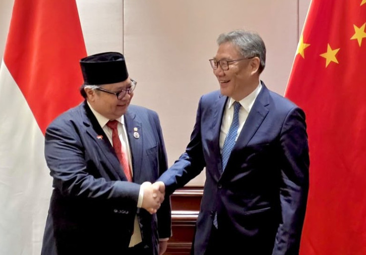 Menko Airlangga Temui Mendag China, Indonesia Dorong Investasi Berkualitas dan Perdagangan Seimbang