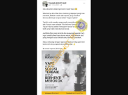 [HOAKS atau FAKTA ]: Vape jadi Solusi Terbaik Berhenti Merokok
