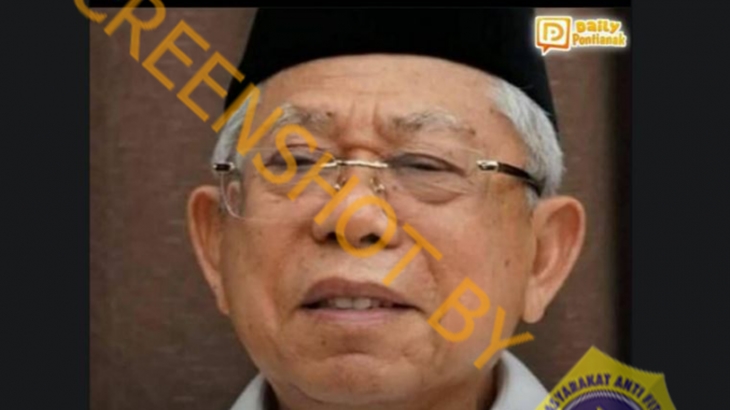 [HOAKS atau FAKTA]: Wapres Maruf Amin Sebut Menolak Divaksin Bisa Masuk Neraka