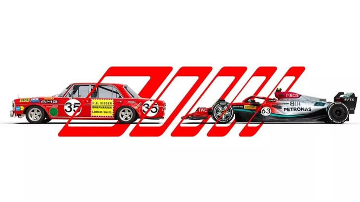 Peringati 55 Tahun AMG, Mercedes Hadirkan Livery Spesial di Balapan F1 Pekan Ini