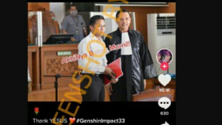 [HOAKS atau FAKTA]: Pengadilan Menyatakan Richard Eliezer Telah Bebas