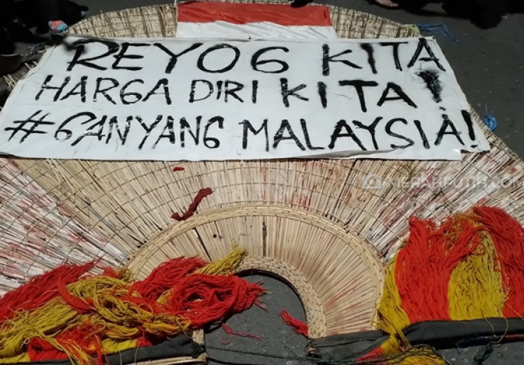 Seniman Reog Solo Raya Gelar Aksi Kecam Malaysia