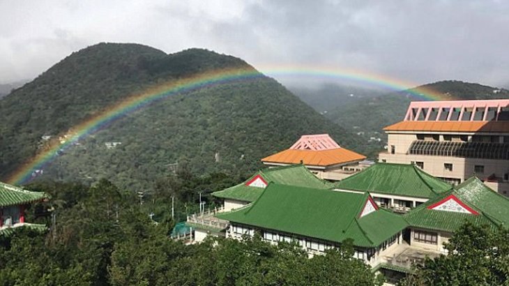 Pelangi 9 Jam di Taiwan, Terlama di Dunia
