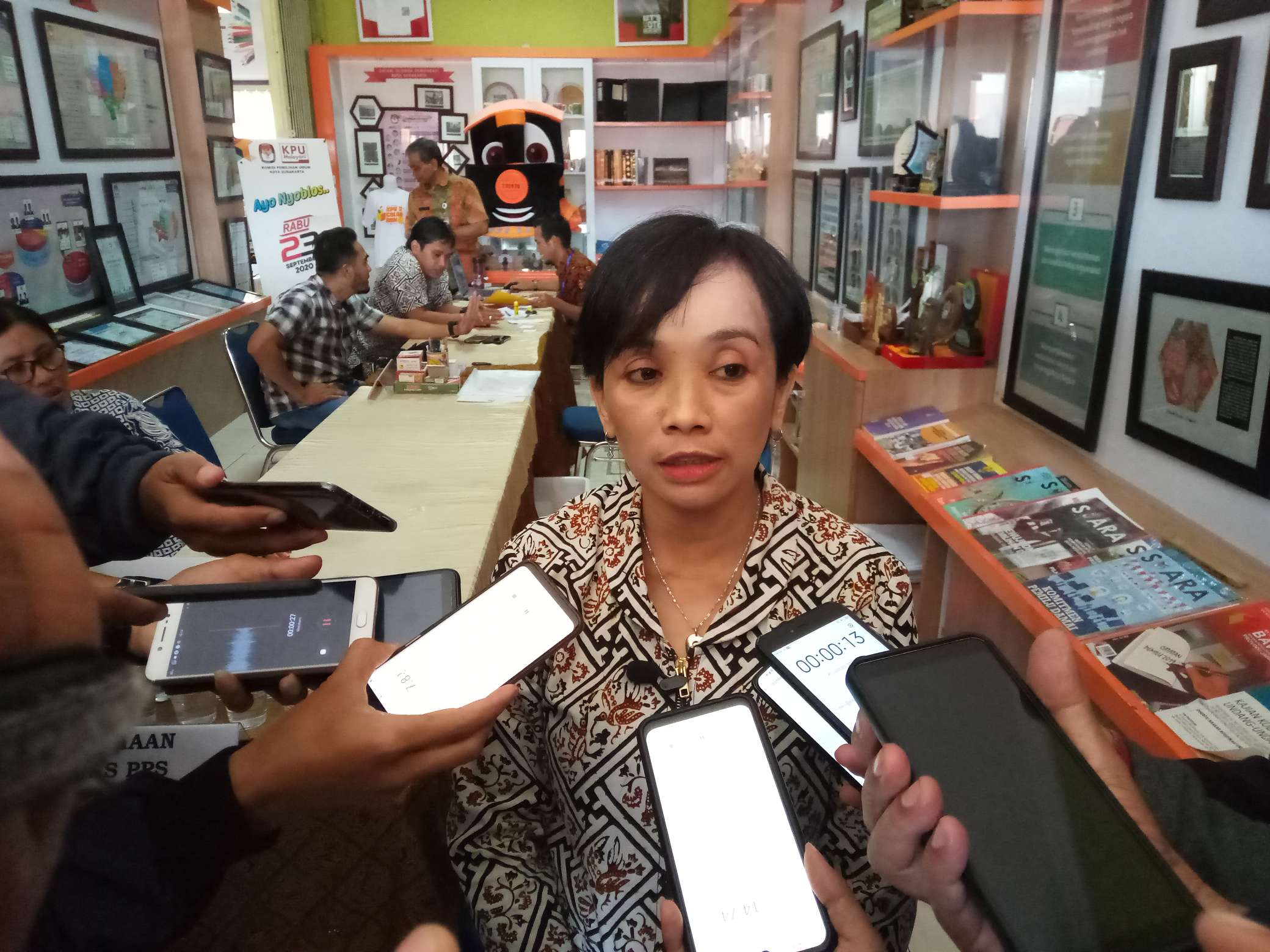 Ketua KPU Solo, Nurul Sutarti. (MP/Ismail)