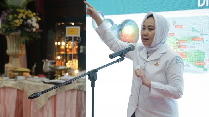 Kepala Badan Meteorologi, Klimatologi, dan Geofisika (BMKG) Dwikorita Karnawati (ANTARA/Humas Pemkot Surabaya)