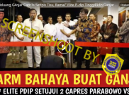 [HOAKS atau FAKTA]: Elite PDIP Tinggalkan Ganjar