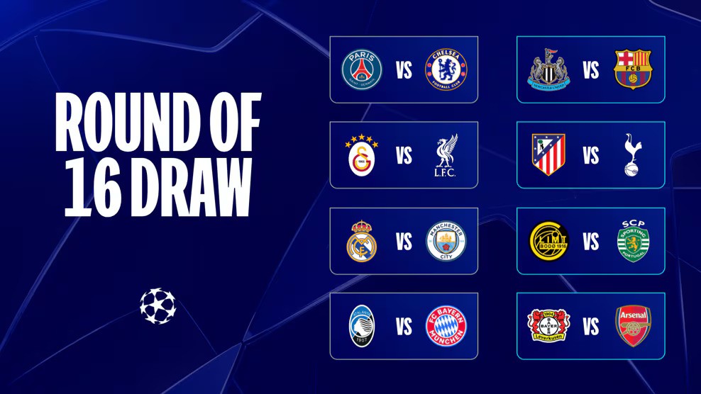 Hasil Drawing 16 Besar Liga Champions 2025/26 Panas! Real Madrid Bertemu Manchester City, PSG Kembali Tantang Chelsea