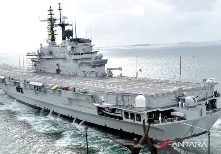 Jejak Pertempuran Kapal Induk KRI Gajah Mada di Bawah Militer Italia Sejak 1985