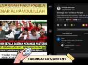 [HOAKS atau FAKTA]: Ada yang Membangkang, Prabowo Pecat 55 Kepala Daerah