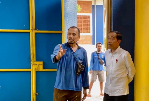 Jokowi Temukan Satu Alat Penanganan Banjir di Waduk Pluit Sedang 'Off'