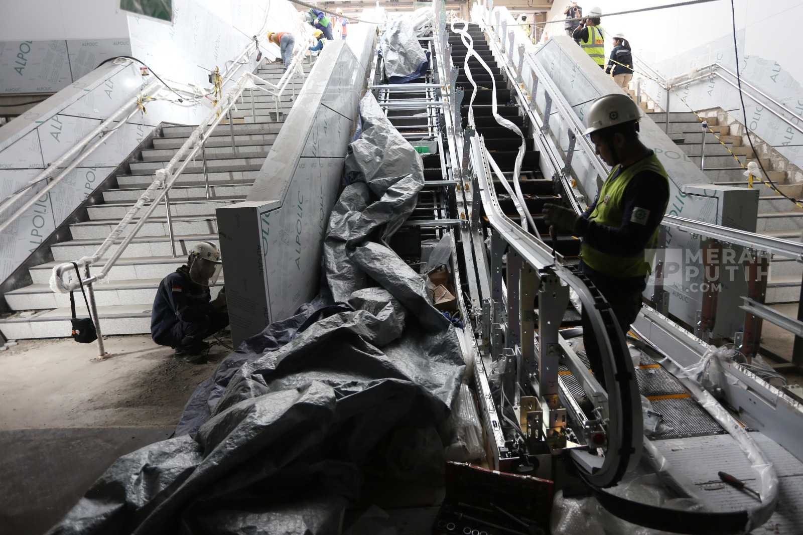 Potret Pembangunan Stasiun MRT Monas Perkuat Konektivitas Transportasi Jakarta