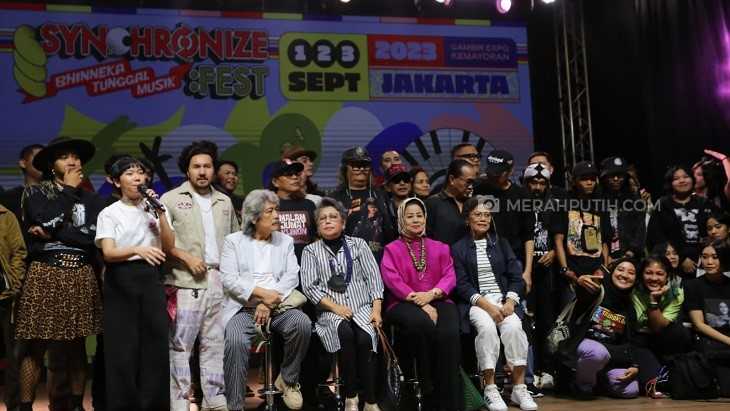 167 Penampil di Synchronize Festival 2023 Gambarkan Retrospeksi Musik Tanah Air
