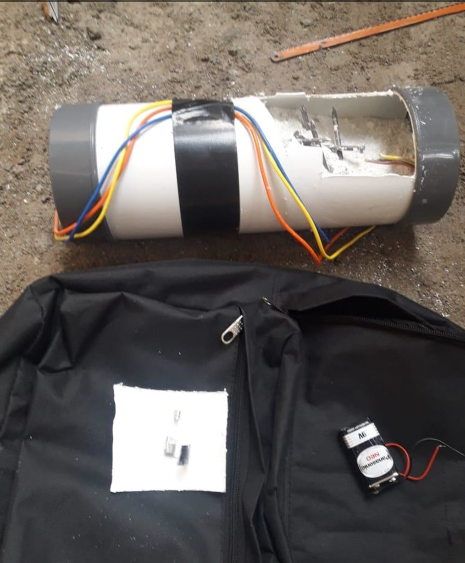 Rangkaian bom high eksplosive yang berada di rumah Ketua KPK (ist)