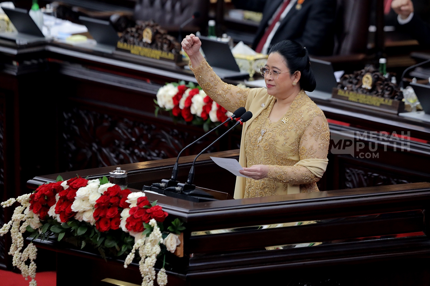 Pidato Ketua DPR Puan Maharani dalam Sidang Paripurna DPR Tentang RAPBN 2025